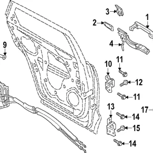 Upper Hinge - Mazda (KMV6-72-210)