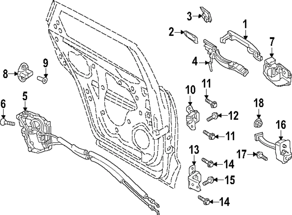 Upper Hinge - Mazda (KMV6-72-210)