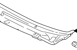 Cowl Grille - Mazda (GD7A-50-7S0F)