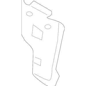 Cowl Top Panel Gusset - Mazda (CC29-53-594)