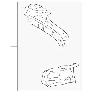 Gutter - Mazda (GK2A-70-440B)