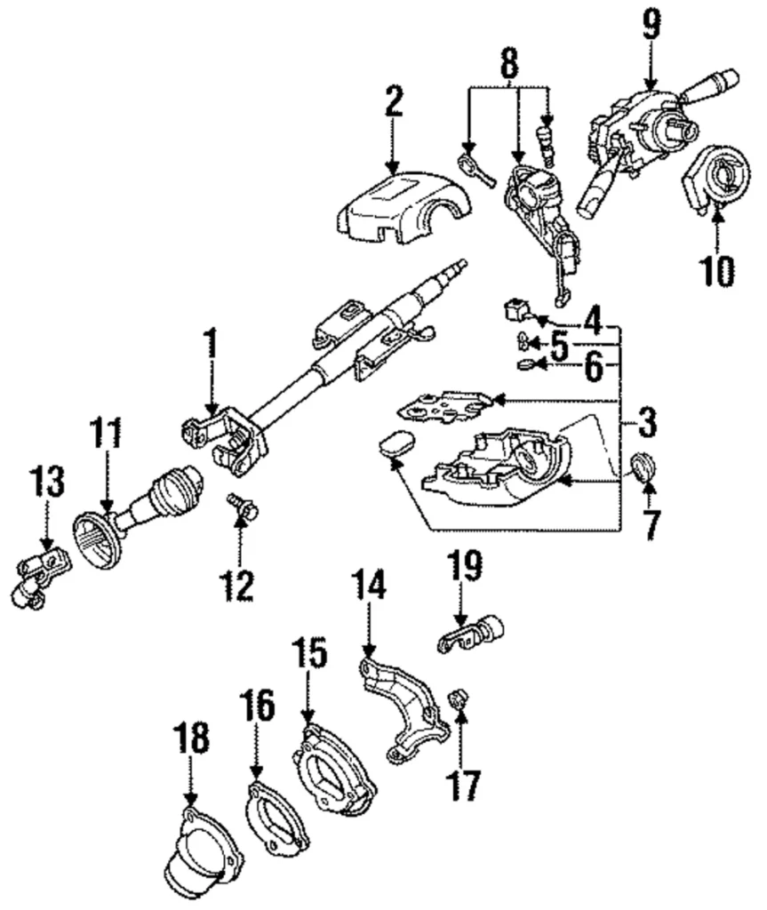 Ignition Lock Cylinder - Mazda (GA2C-76-290D)