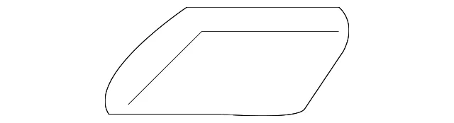 Interior Rear View Mirror Mounting Base - Mazda (ZZCA-69-240)