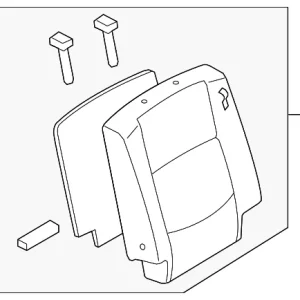 Seat Back Assembly - Mazda (CE49-88-230A-34)