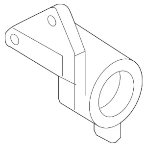 Cv Axle Shaft Carrier Bearing Bracket - Mazda (GG30-25-741D)