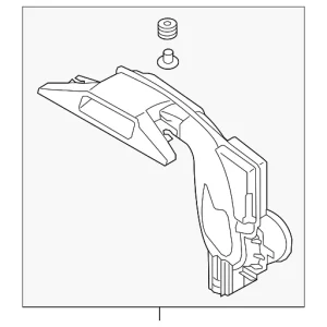 Air Duct - Mazda (PS1X-13-200)