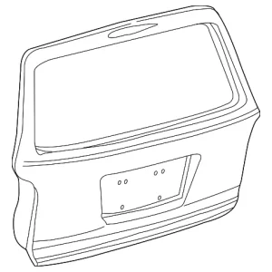 Lift Gate - Mazda (LCY2-62-02X)