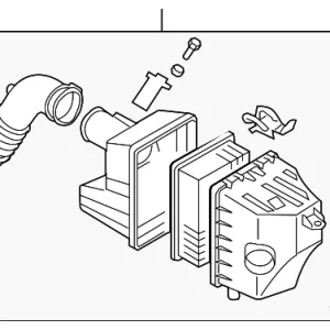 Air Filter And Housing Assembly - Mazda (ZZC3-13-320)