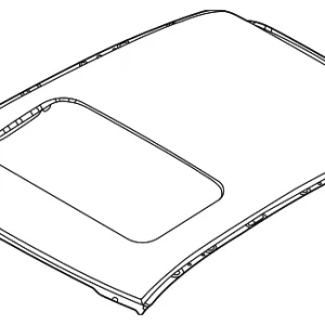 Roof Panel - Mazda (DNYF-70-600)