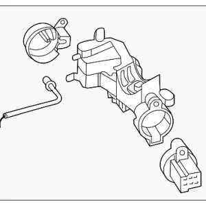 Ignition Lock Cylinder - Mazda (EHY8-76-29XA)