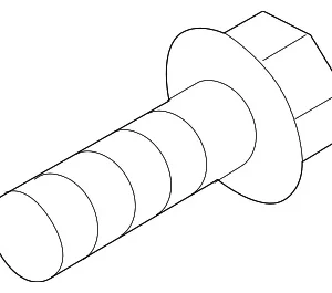 Ft Lateral Arm Bolt - Mazda (9YA0-2A-253)