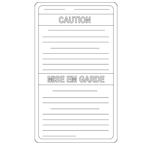 AC Label - Mazda (BN8P-61-439A)