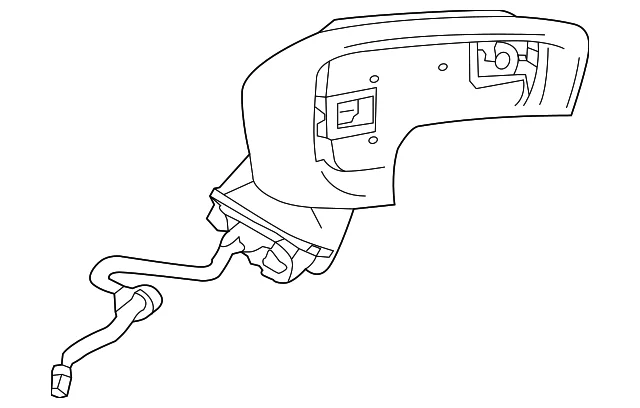 Mirror Assembly - Mazda (DGK6-69-181B)