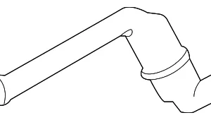 Inlet Pipe - Mazda (P51N-13-240A)
