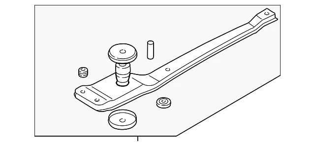 Cross-Member - Mazda (EC02-39-800C)