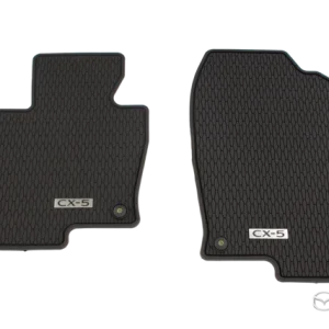 Floor Mats - All-Weather - Charcoal Black - Mazda (KBG6-V0-350)