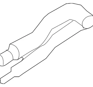 Cooling Pipe - Mazda (BA6R-61-J15A)