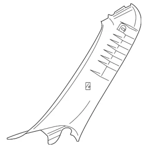 Windshield Pillar Trim - Mazda (NE51-68-160G-02)