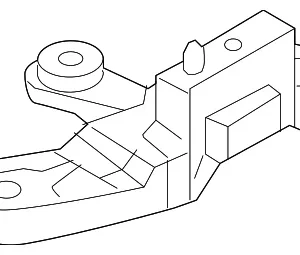 Side Mount Bracket - Mazda (BFD2-39-080C)