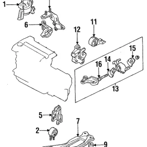 Upper Bracket - Mazda (BC1D-39-010)