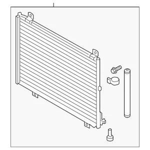 Condenser - Mazda (TC3M-61-480)