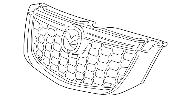 Grille - Mazda (ZZC0-50-710)