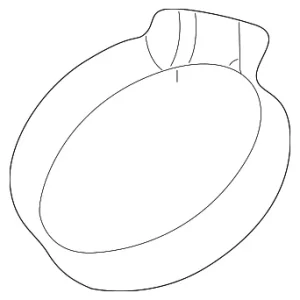 Outlet Tube Clamp - Mazda (AJ03-13-736)
