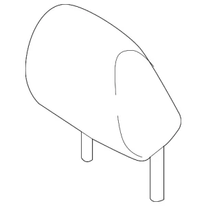Headrest - Mazda (GRV1-88-140-02)