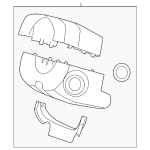 Shroud Assembly - Mazda (ZZ1A-60-21X-03)