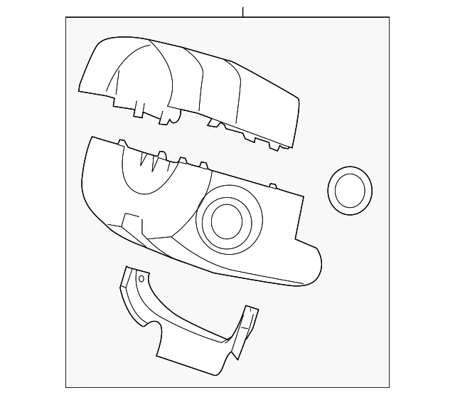 Shroud Assembly - Mazda (ZZ1A-60-21X-03)