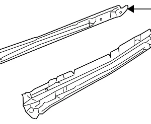 Floor Side Rail - Mazda (BP4L-54-660D)