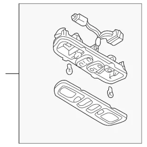 Map Lamp Assembly - Mazda (BL2A-69-970A-03)