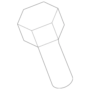 Pinion Valve Bolt - Mazda (LC62-32-146)