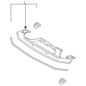 Lower Support - Mazda (B61K-50-0S0)