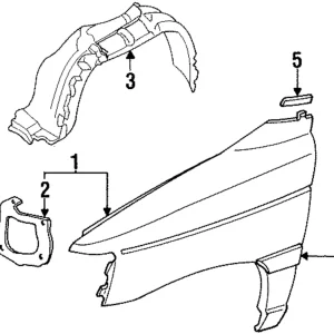Fender - Mazda (LA01-52-110C)
