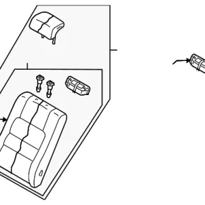 Seat Back Assembly - Mazda (GS3T-57-400D-02)