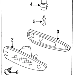 Lens & Housing Gasket - Mazda (FD01-51-5J3)
