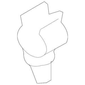 Rear AC Tube Retainer - Mazda (L206-61-4H6A)