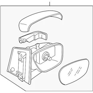 Mirror - Mazda (EG24-69-120G-91)