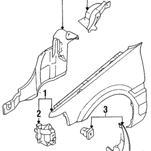 Stone Deflector - Mazda (B455-56-115)
