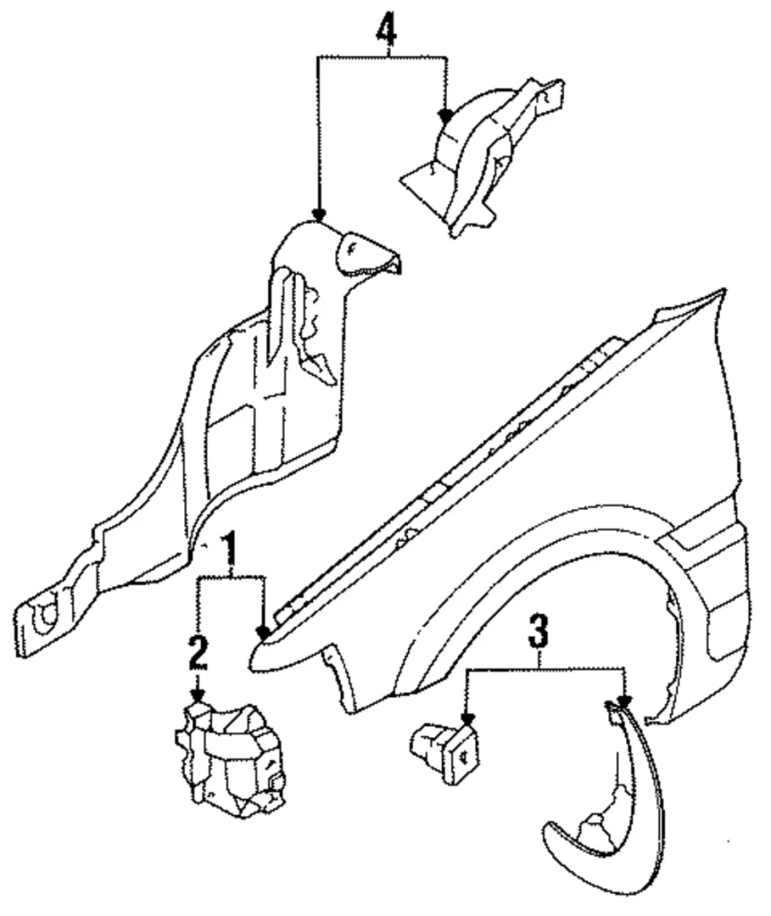 Fender - Mazda (BR93-52-210C)