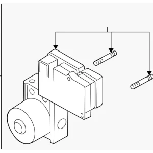 ABS Control Unit - Mazda (BBY2-43-7AZD)