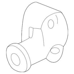 Thermostat Housing - Mazda (B6BF-15-172)