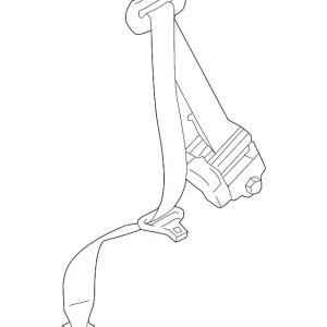 Seat Belt Assembly - Mazda (D6Y1-57-730-01)