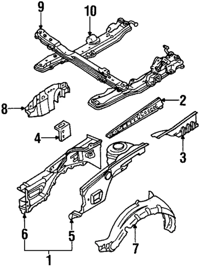 Suspension Cross-Member - Mazda (GP34-34-850)