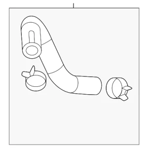 Water Hose - Mazda (MH01-15-68X)