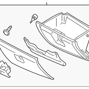 Glove Box Assembly - Mazda (FE01-64-030C-02)