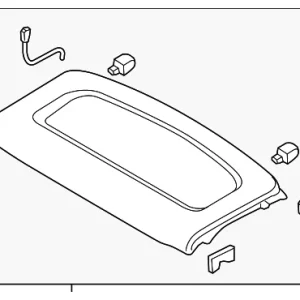 Cargo Cover - Mazda (D10E-68-310-02)