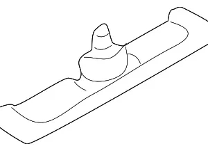 Washer Hose Clip - Mazda (H380-67-C34)