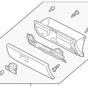 Glove Box Assembly - Mazda (GP9A-64-030B-02)